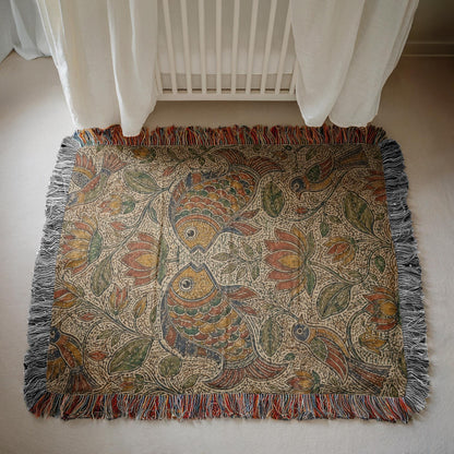 Butterfly Woven Blanket