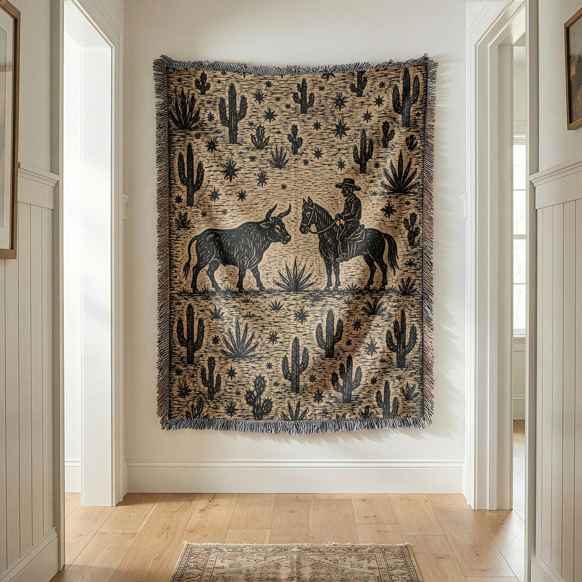 Cowboy Woven Blanket