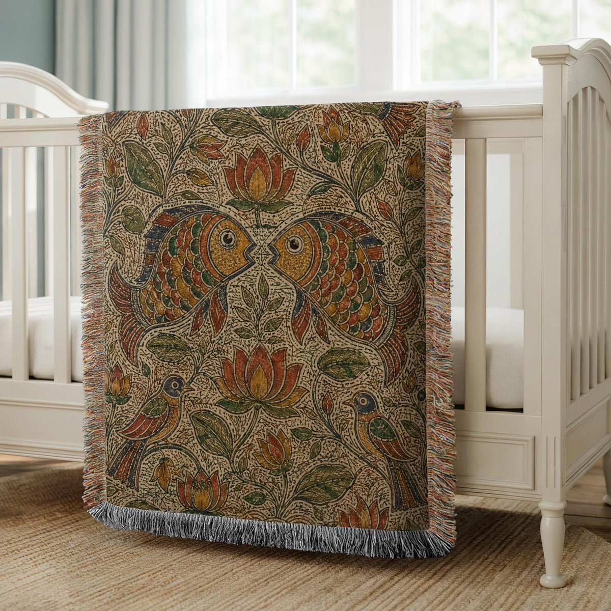 Butterfly Woven Blanket