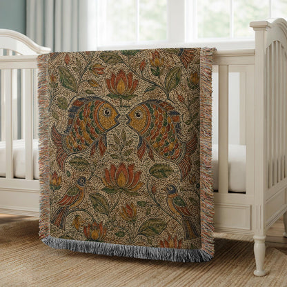 Butterfly Woven Blanket