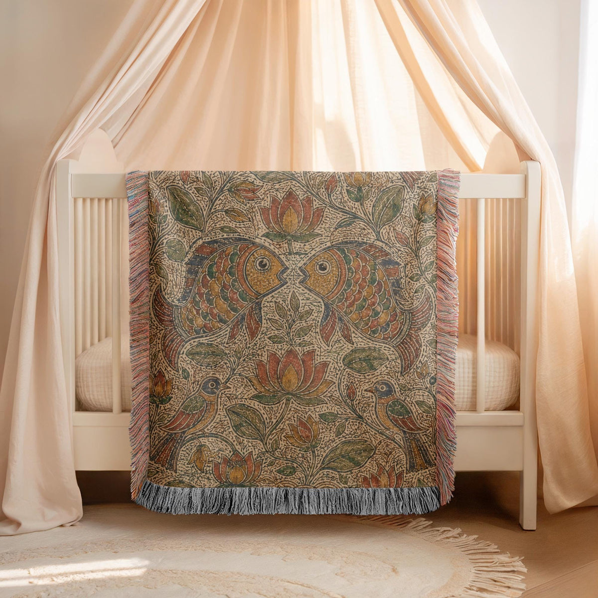 Butterfly Woven Blanket