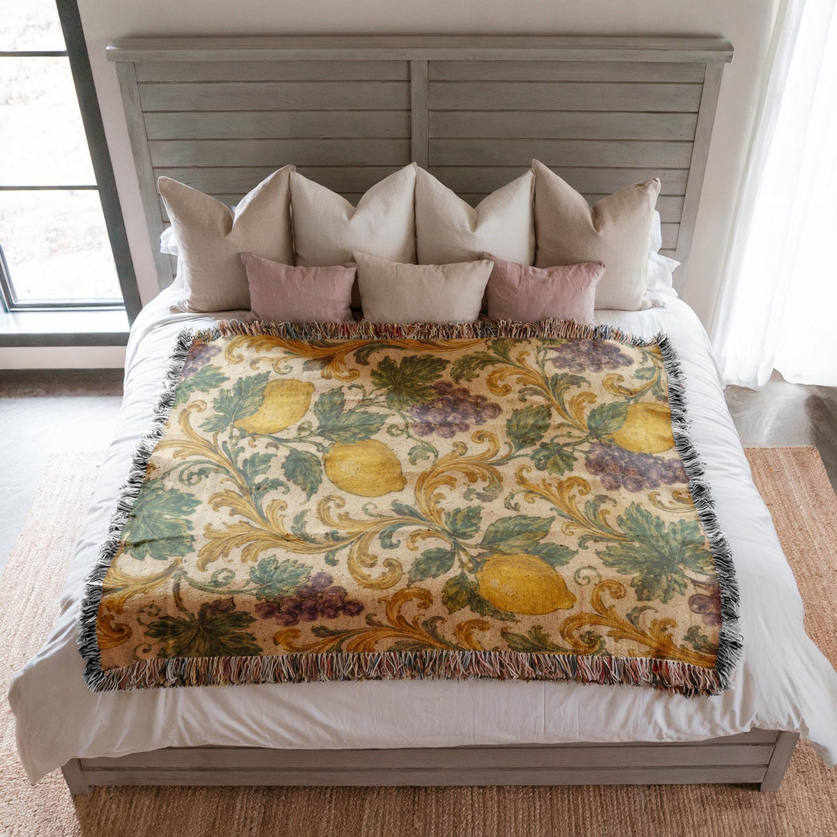 Lemon Woven Blanket