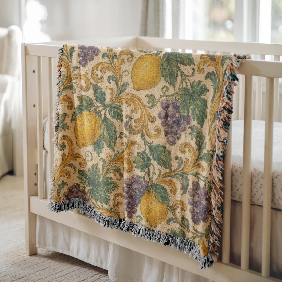 Lemon Woven Blanket