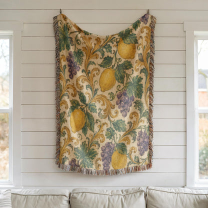 Lemon Woven Blanket