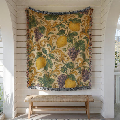 Lemon Woven Blanket