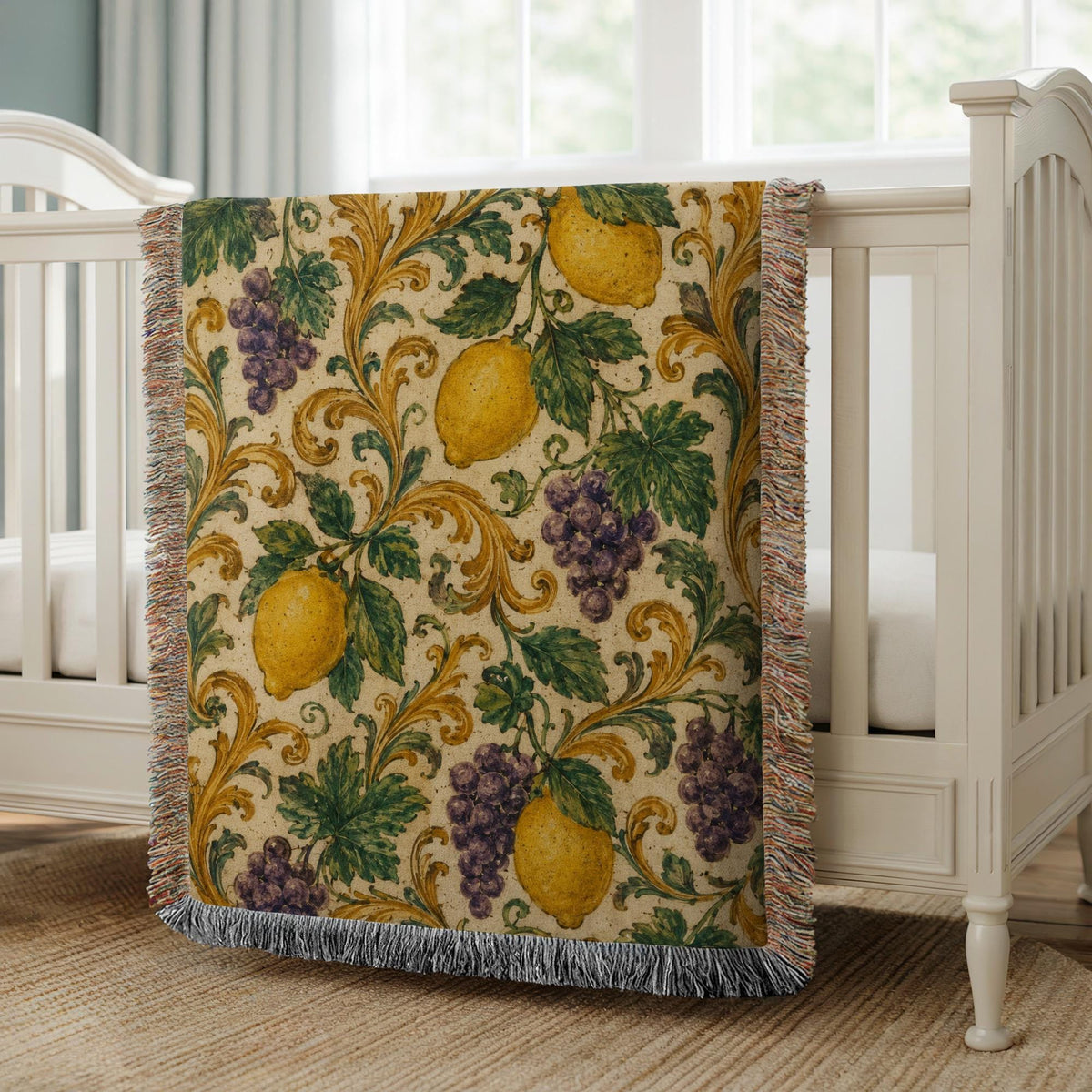 Lemon Woven Blanket