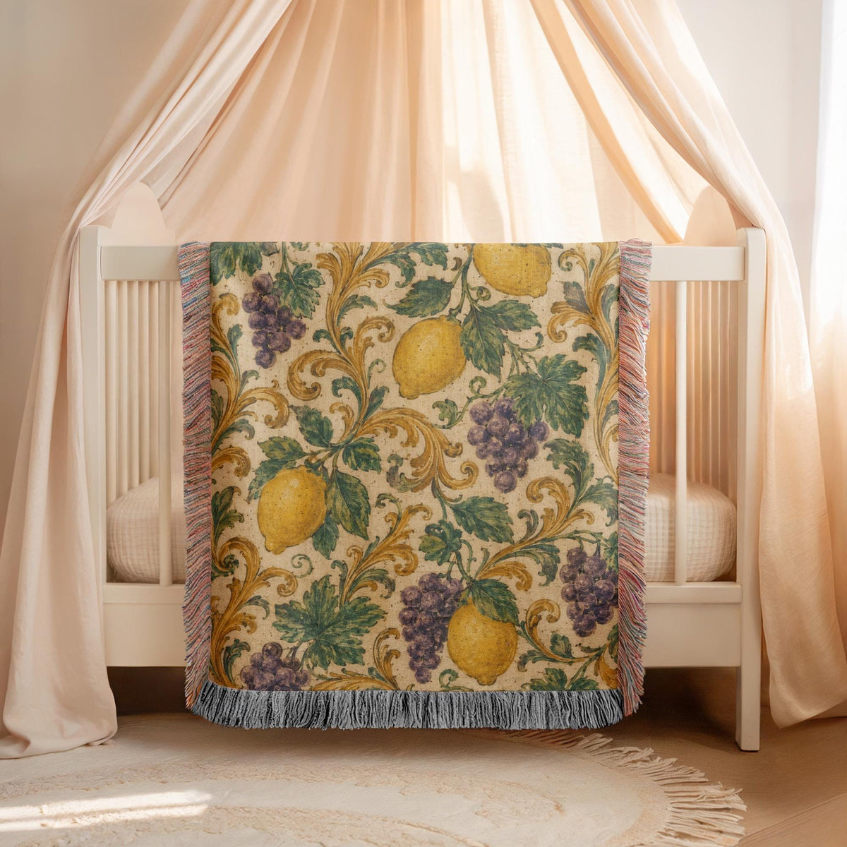 Lemon Woven Blanket