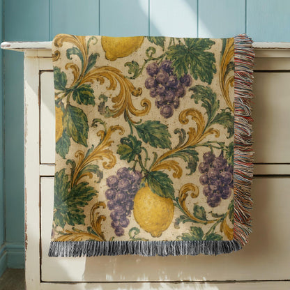 Lemon Woven Blanket