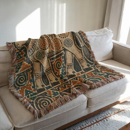 Bull Woven Blanket