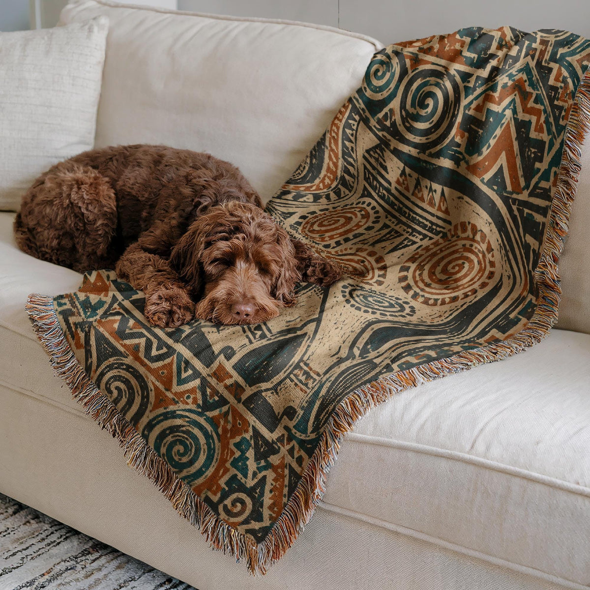 Bull Woven Blanket