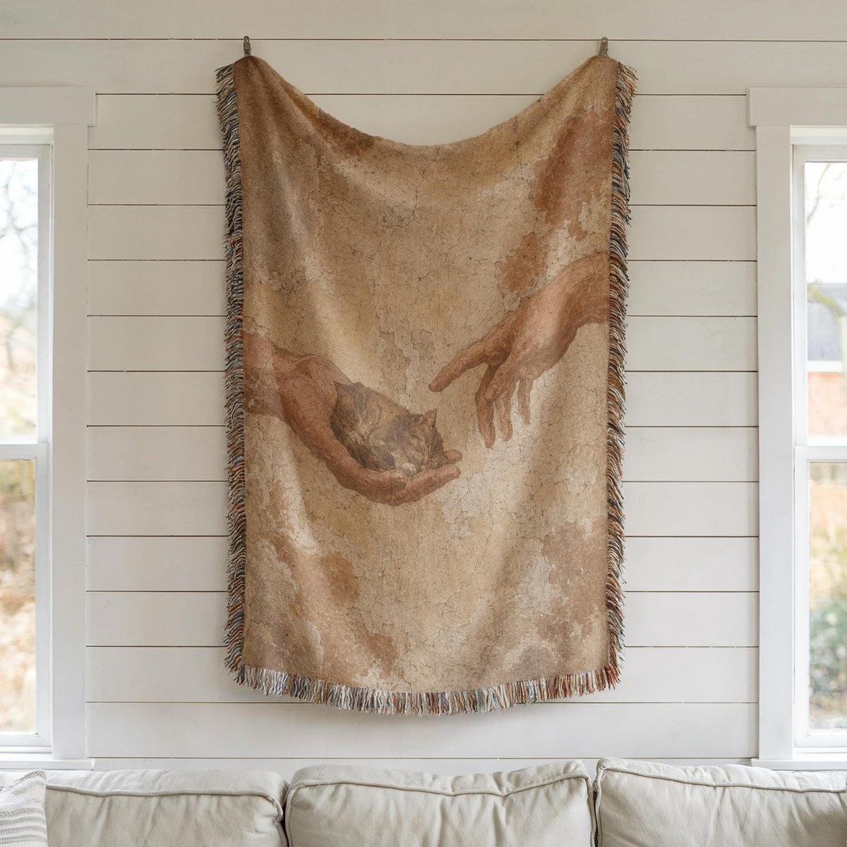 Creation of Cat Woven Blanket