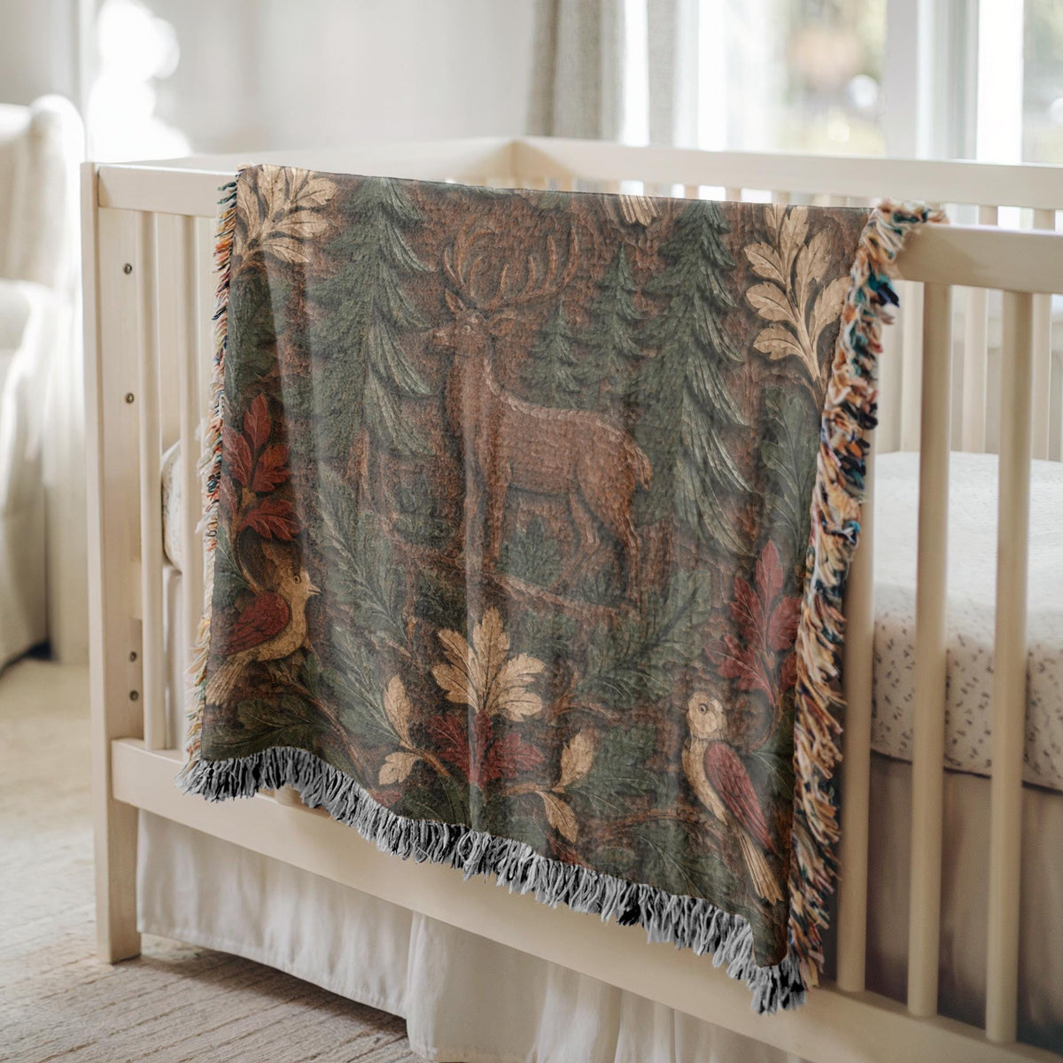 Deer Woven Blanket