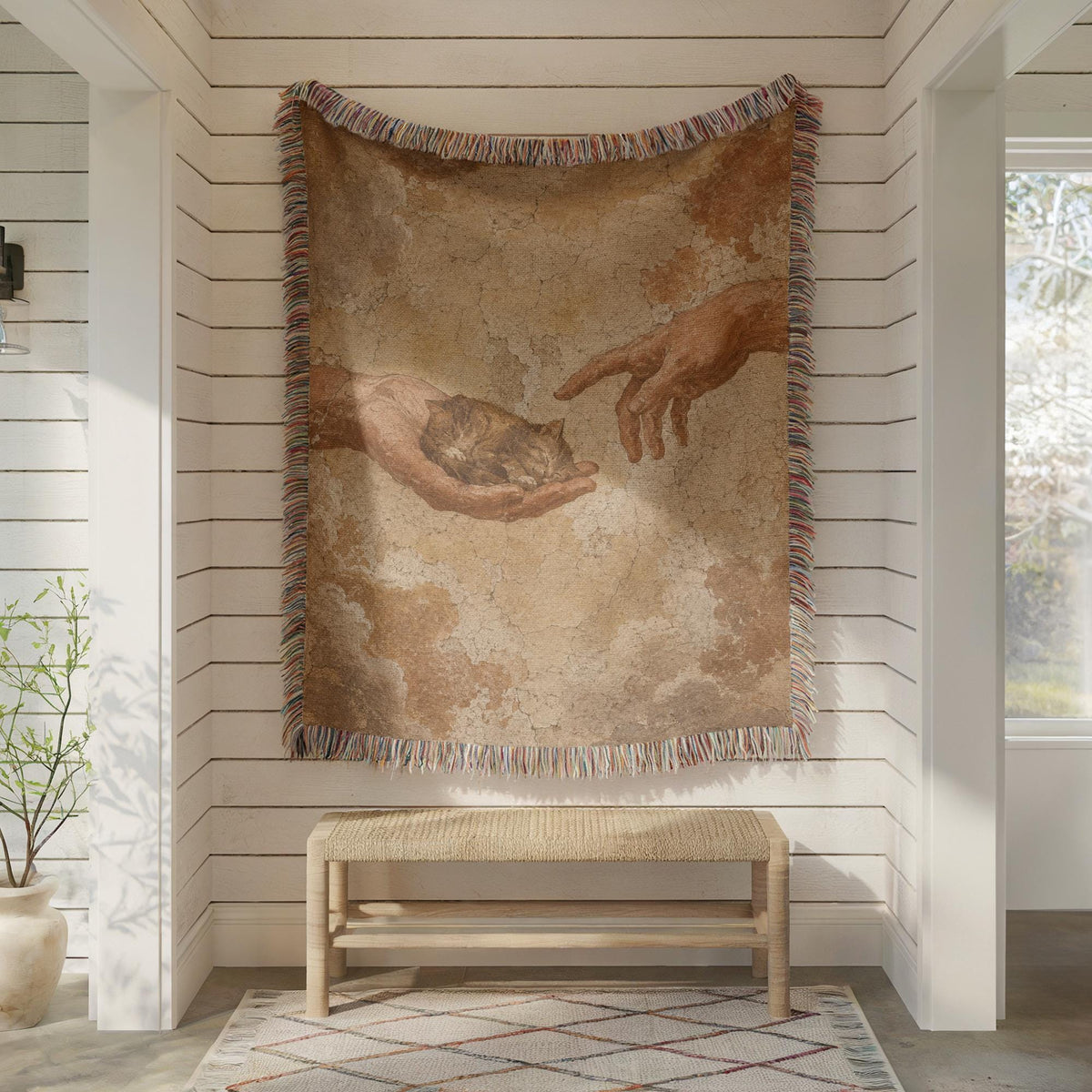 Creation of Cat Woven Blanket