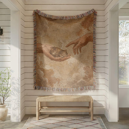 Creation of Cat Woven Blanket