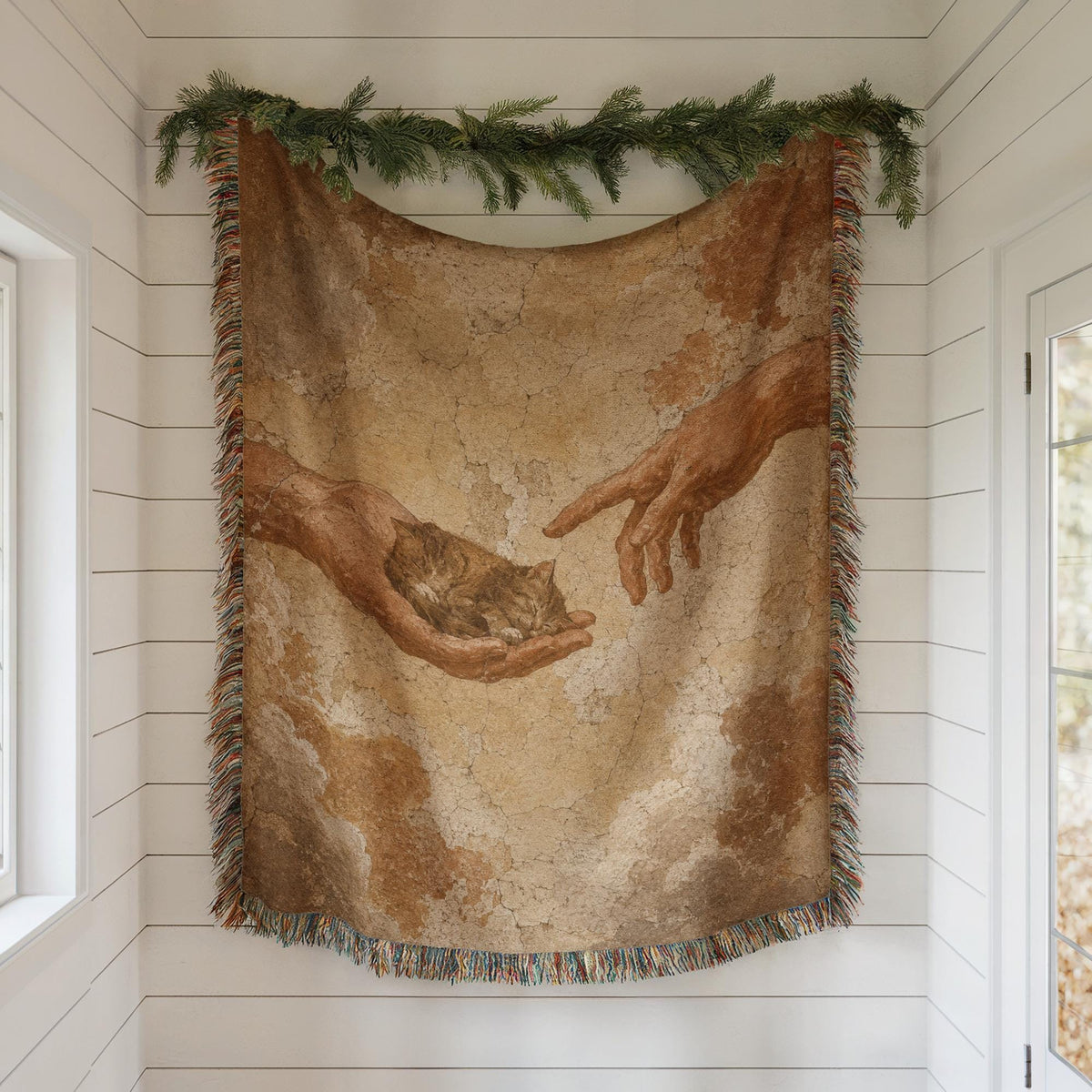 Creation of Cat Woven Blanket