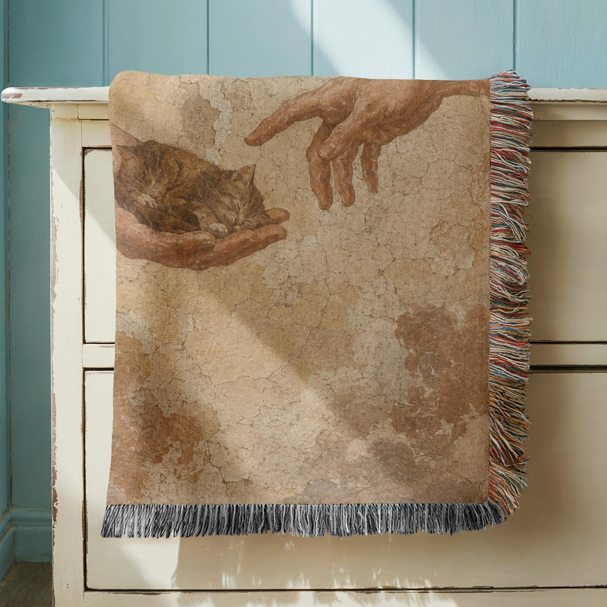 Creation of Cat Woven Blanket