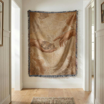 Creation of Cat Woven Blanket
