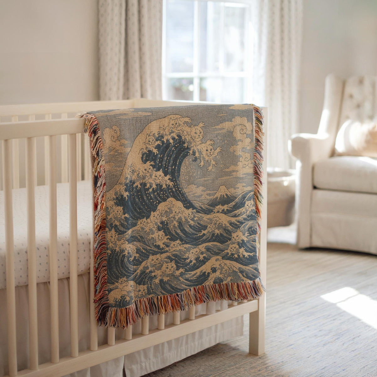 Great Wave Woven Blanket