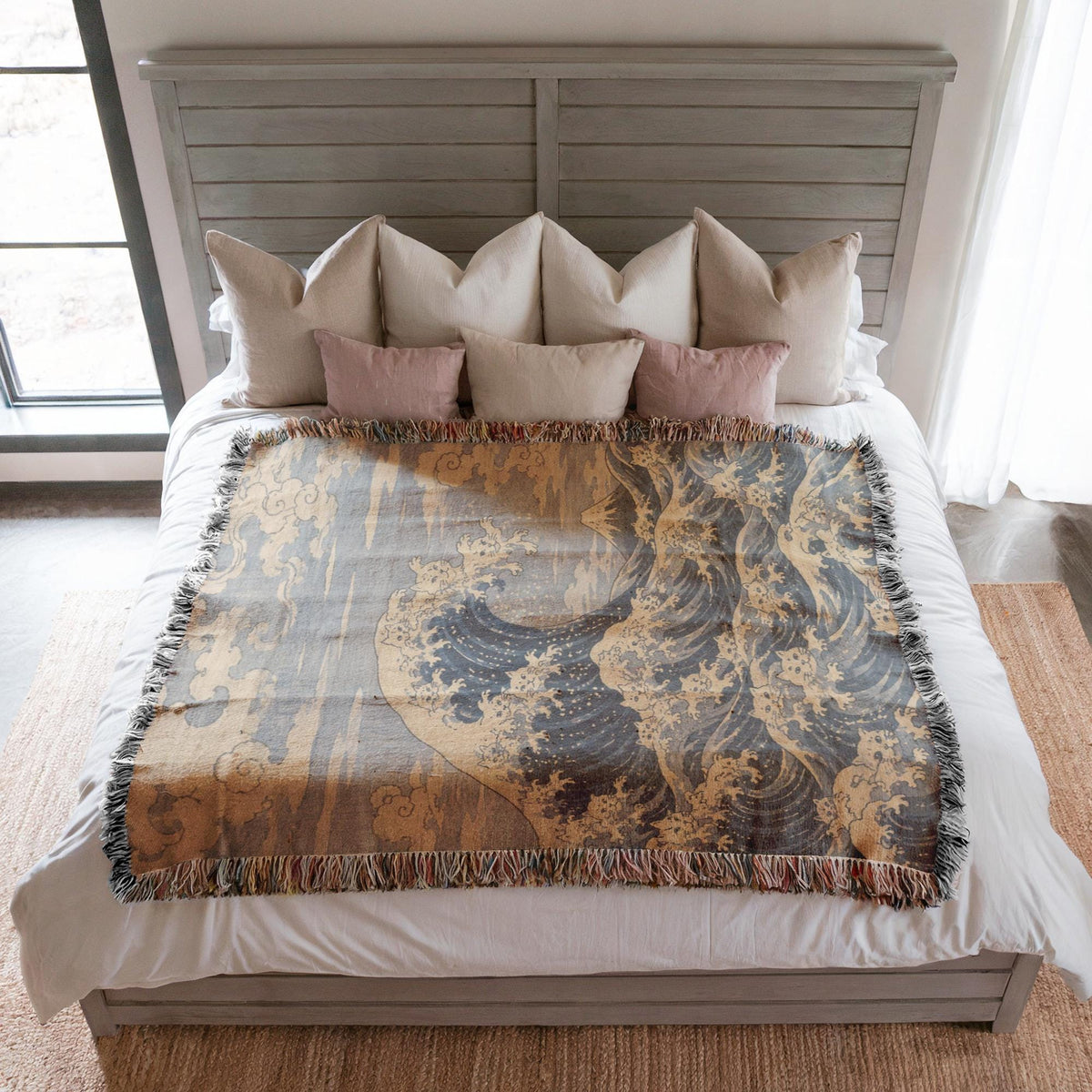 Great Wave Woven Blanket