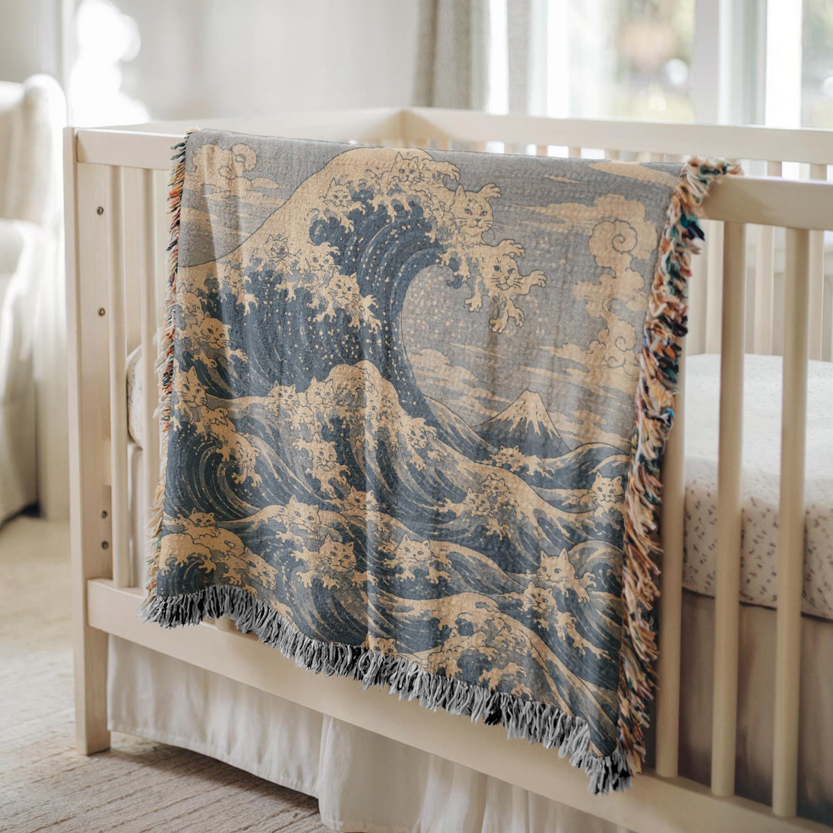 Great Wave Woven Blanket