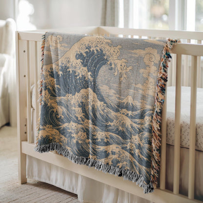 Great Wave Woven Blanket