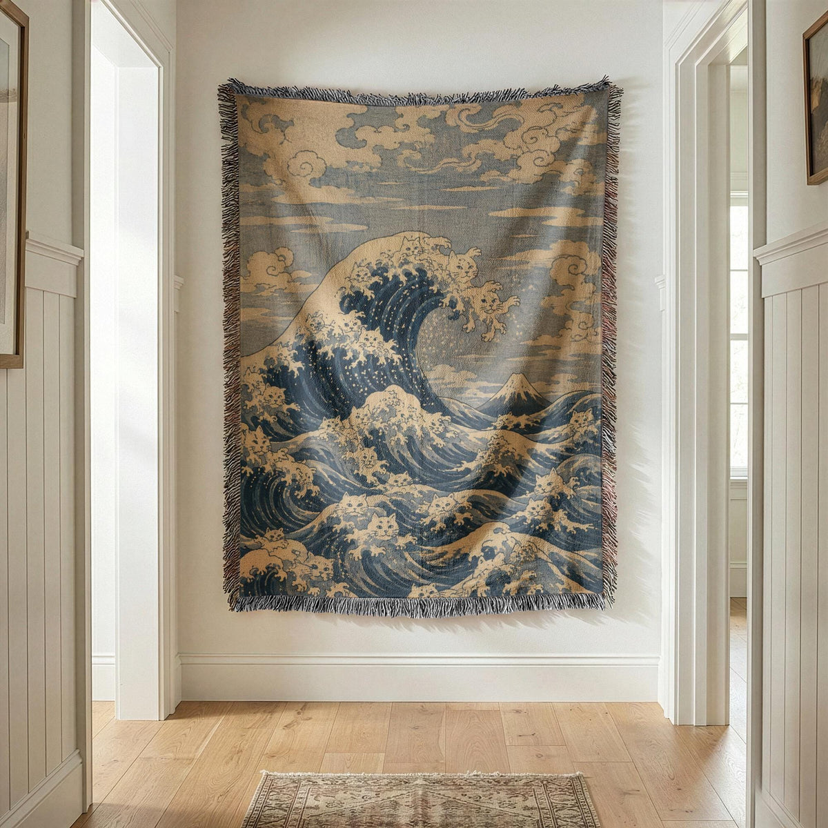 Great Wave Woven Blanket