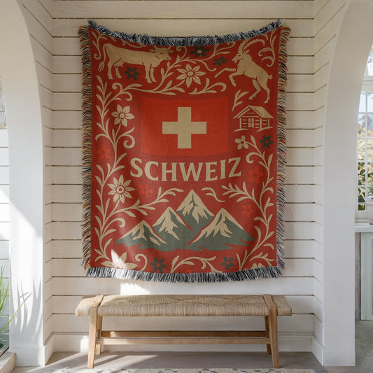 Switzerland Woven Blanket