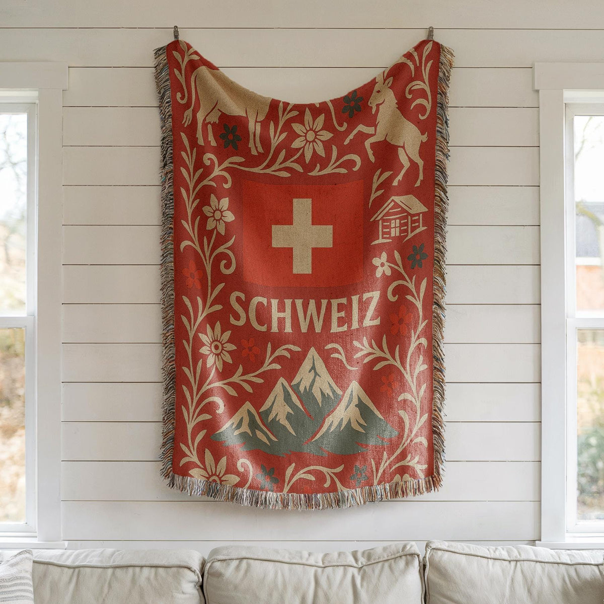 Switzerland Woven Blanket