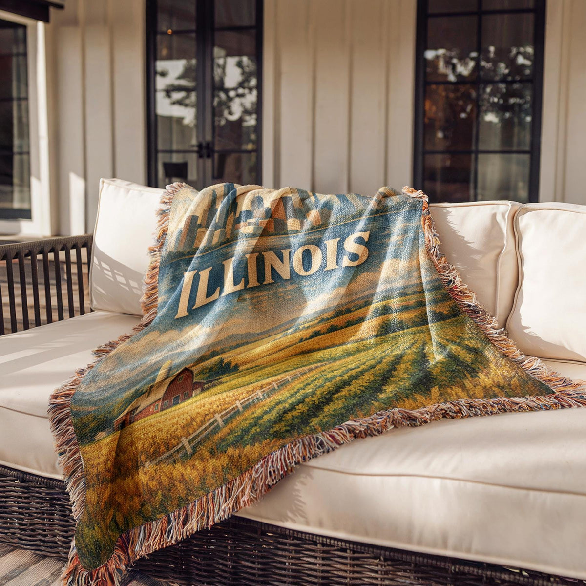 Illinois Woven Blanket