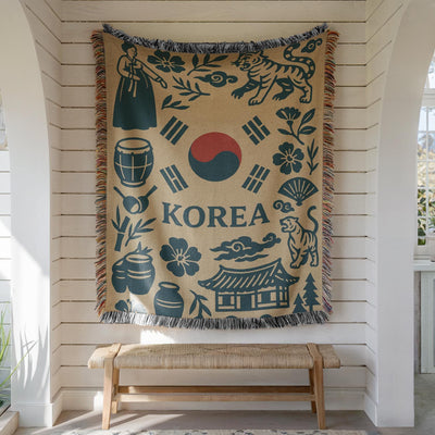 South Korea Woven Blanket
