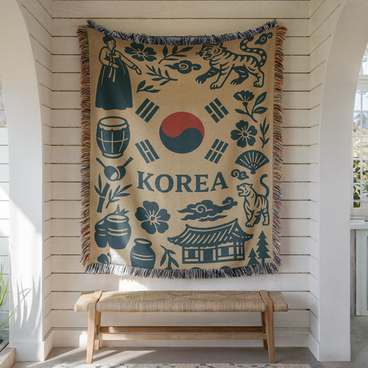 South Korea Woven Blanket