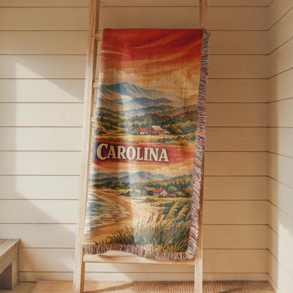 North Carolina Woven Blanket