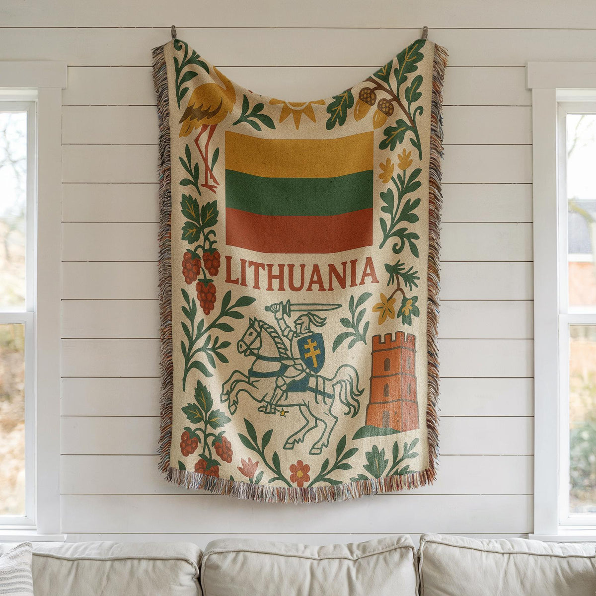 Lithuania Woven Blanket