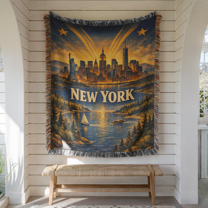New York Woven Blanket