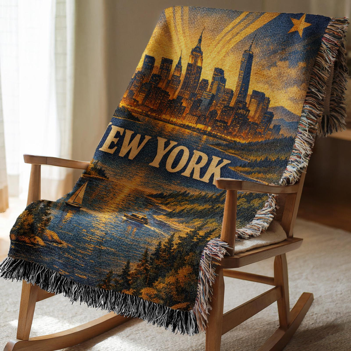 New York Woven Blanket