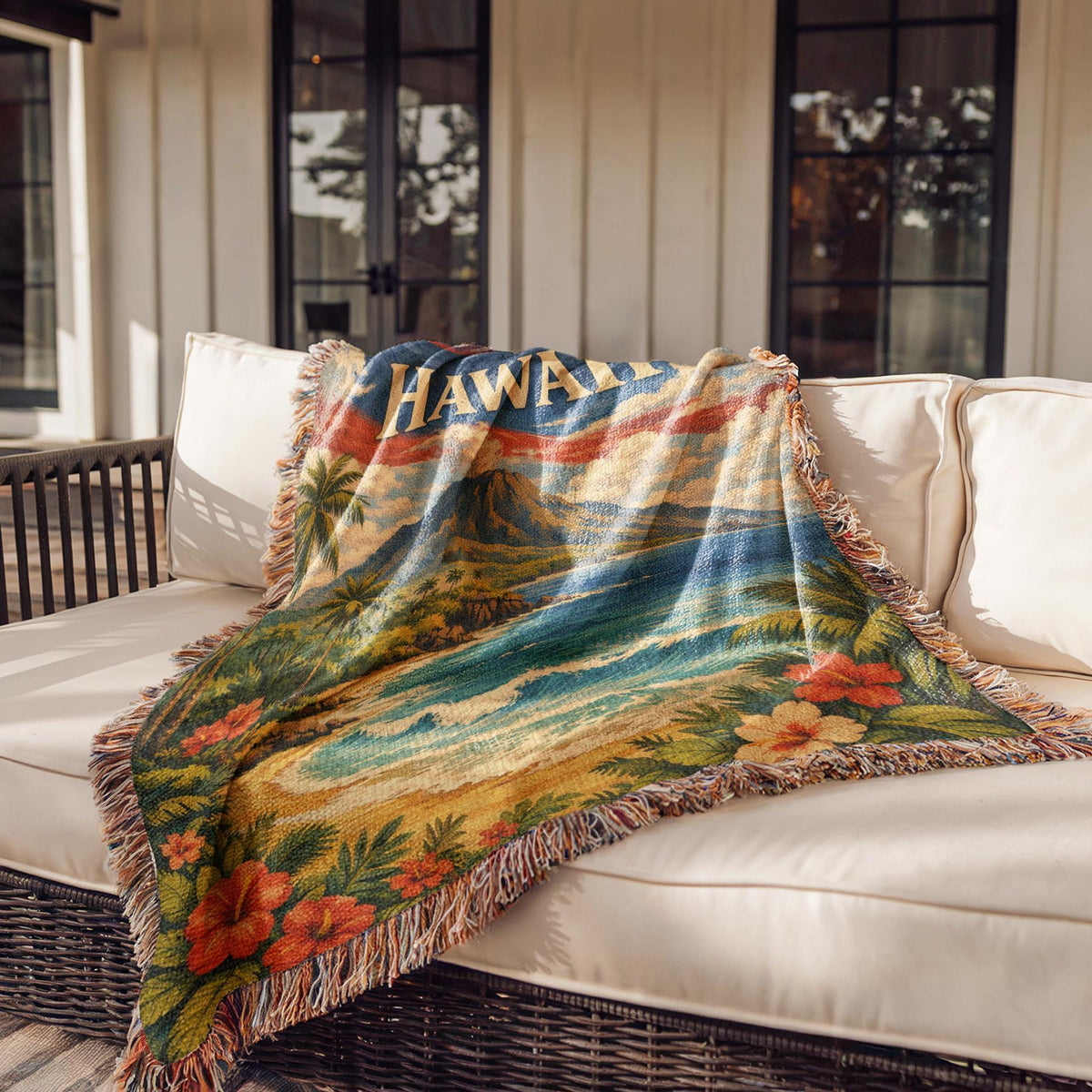 Hawaii Woven Blanket