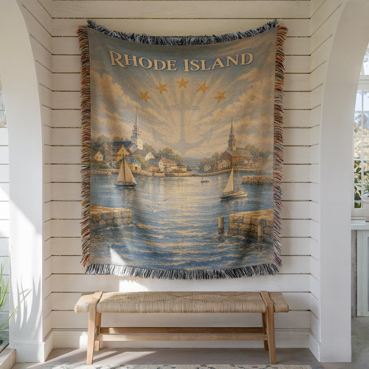 Rhode Island Woven Blanket