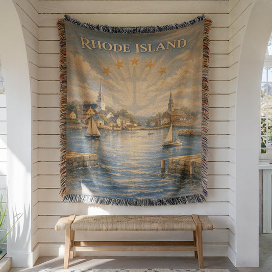 Rhode Island Woven Blanket