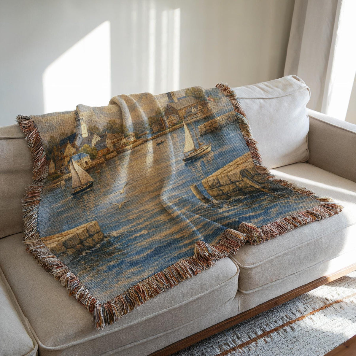 Rhode Island Woven Blanket