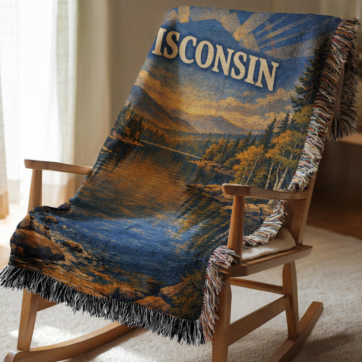 Wisconsin Woven Blanket