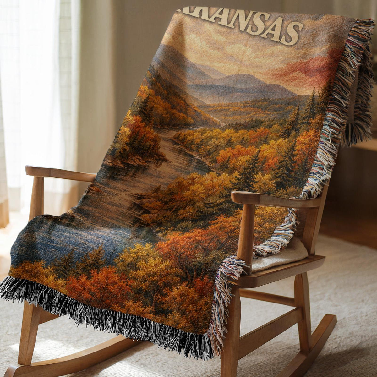 Arkansas Woven Blanket
