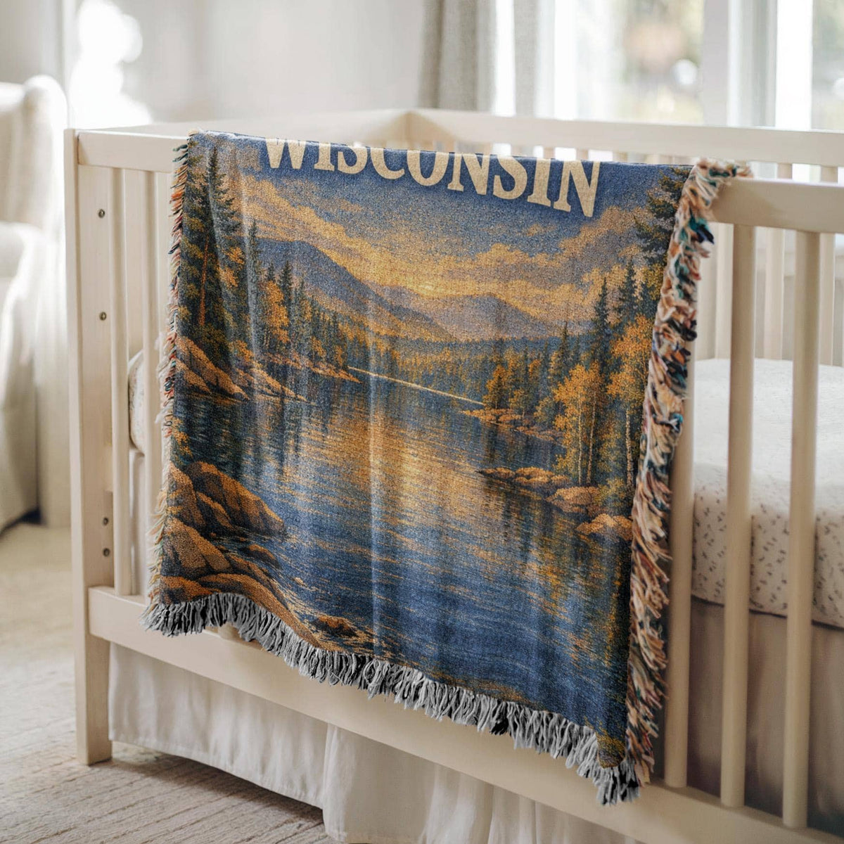 Wisconsin Woven Blanket