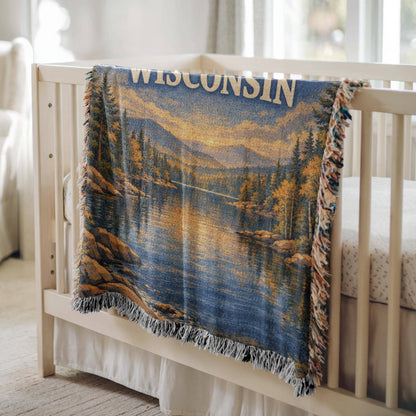 Wisconsin Woven Blanket