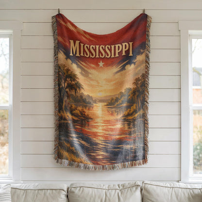 Mississippi Woven Blanket