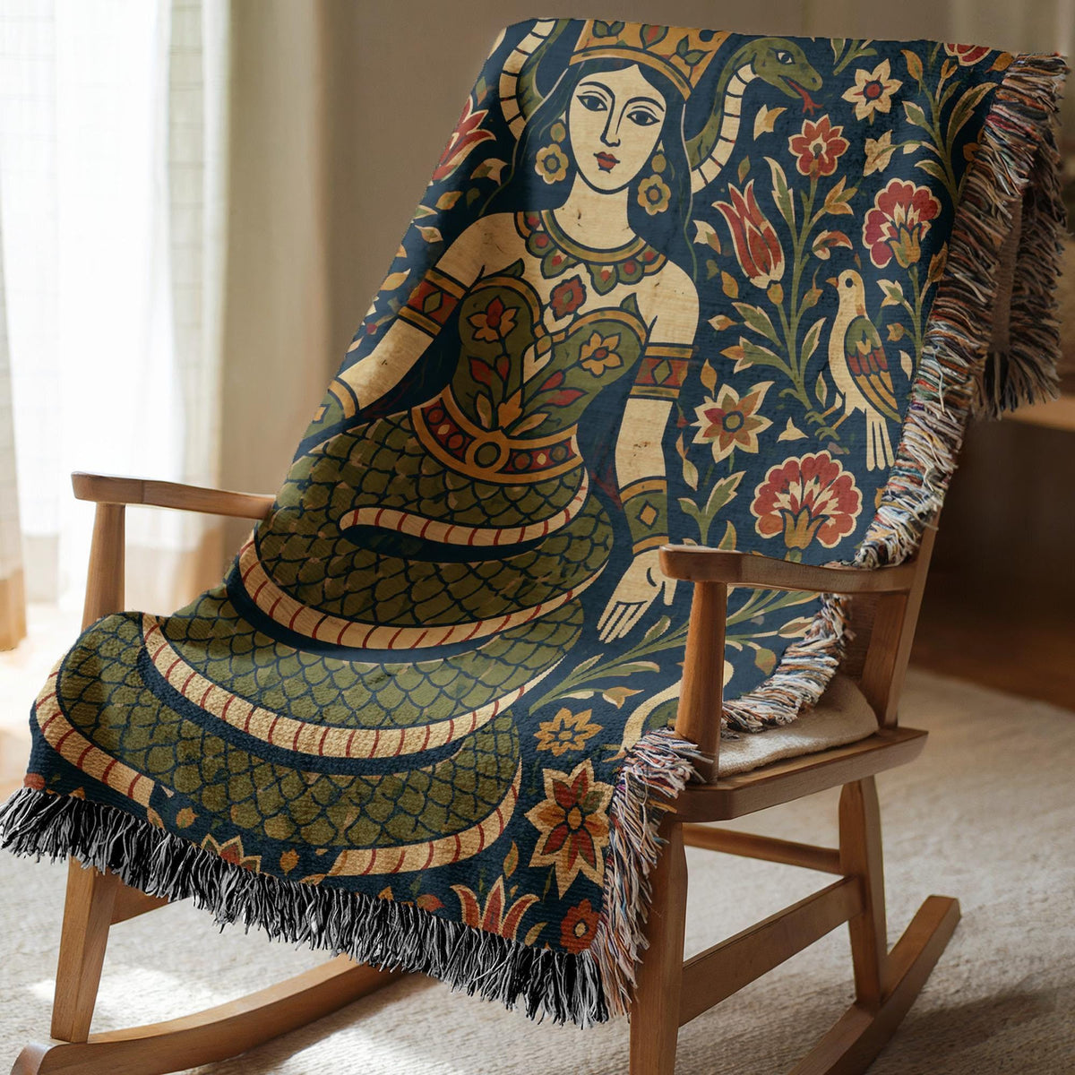 Shahmaran Woven Blanket