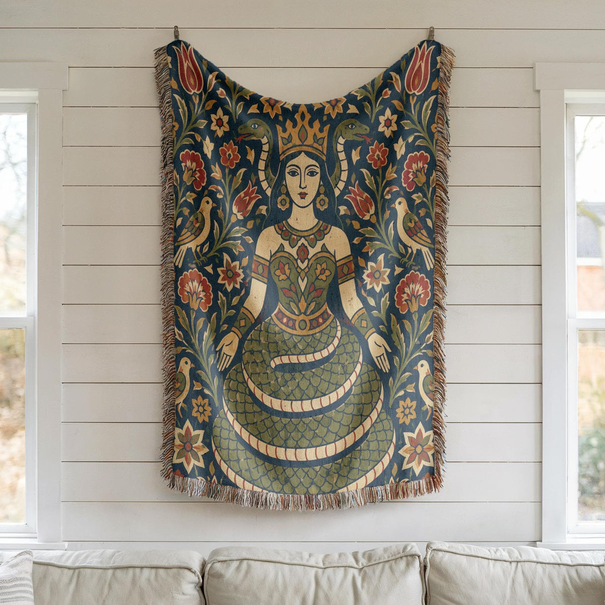 Shahmaran Woven Blanket
