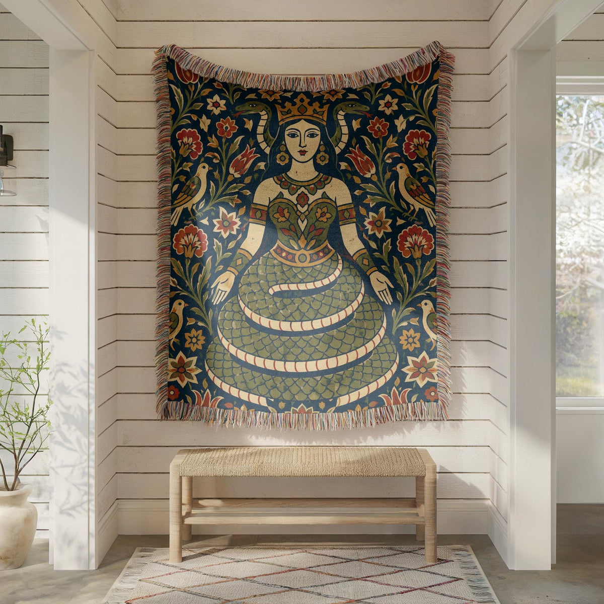 Shahmaran Woven Blanket