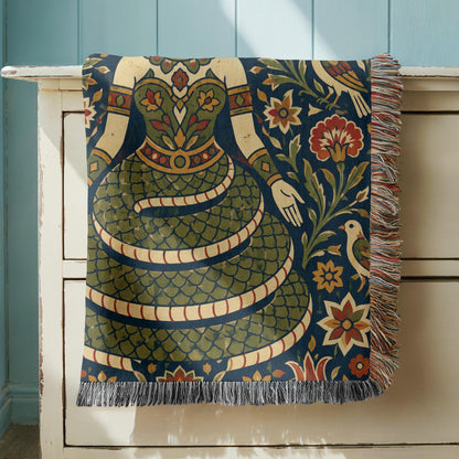 Shahmaran Woven Blanket