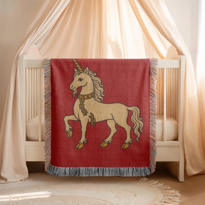 Unicorn Woven Blanket
