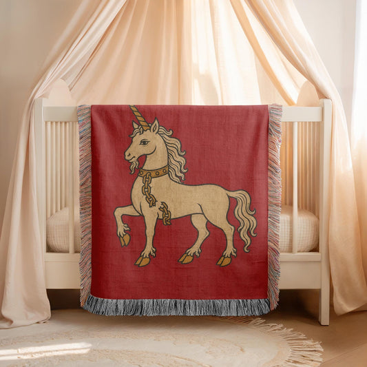 Unicorn Woven Blanket